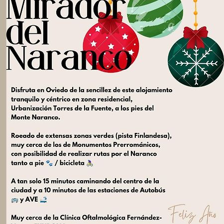 Ferienwohnung Atico Mirador Del Naranco, Parking Gratuito, Wifi, Zona Residencial Oviédo Exterior foto